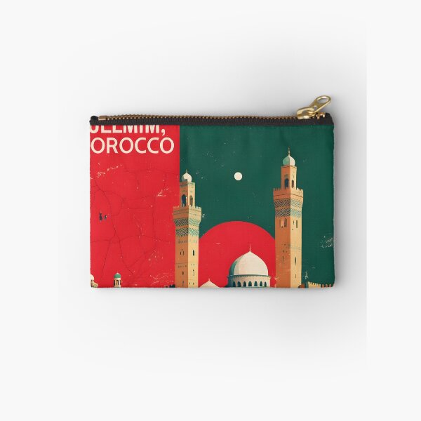 Item preview, Guelmim Morocco Retro Vintage Travel Design designed and sold by TravelersGems.