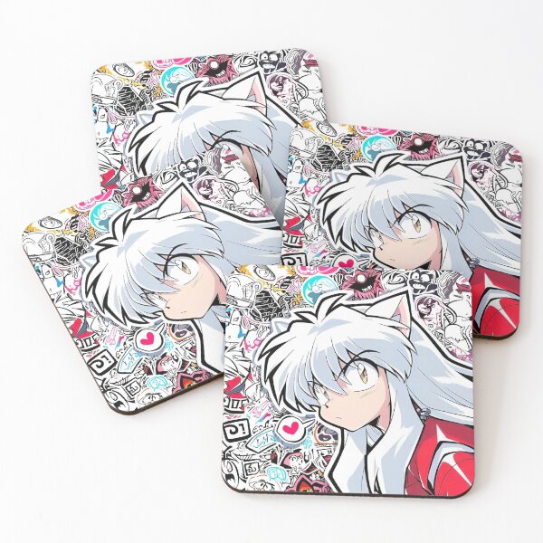Item preview, Anime Aesthetic Wolf Boy Collage – Kawaii Manga Street Art, Cute White Hair Anime Character Design designed and sold by Dyan4.