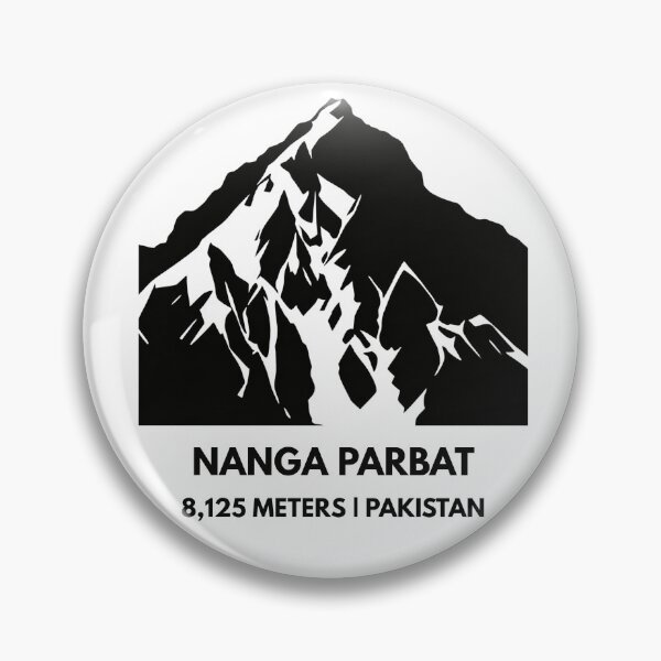 Item preview, Nanga Parbat Summit - The Killer Mountain Minimalist Silhouette designed and sold by Path&Peak.