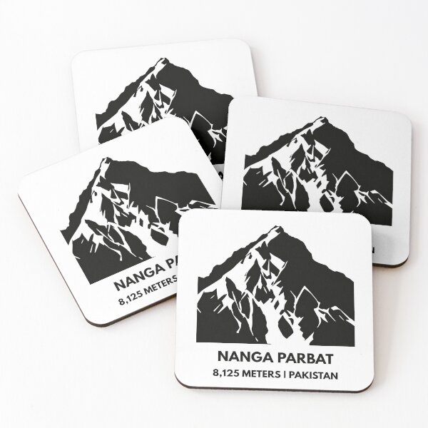 Item preview, Nanga Parbat Summit - The Killer Mountain Minimalist Silhouette designed and sold by Path&Peak.