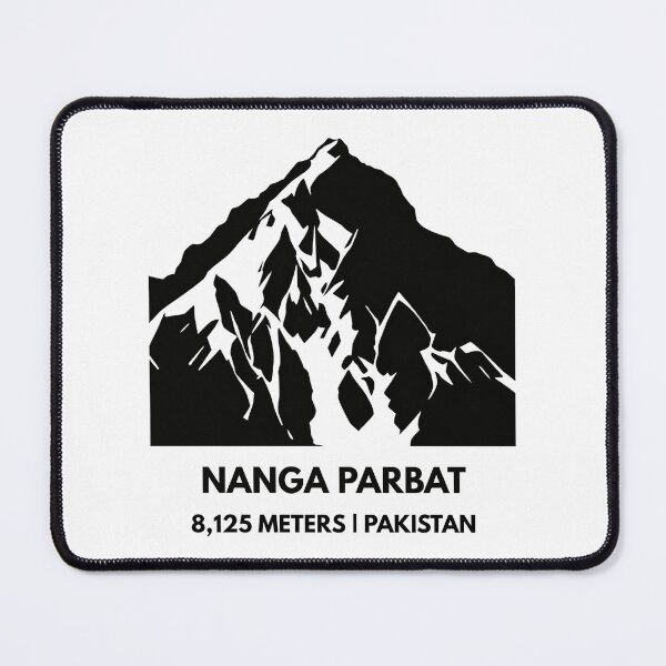 Item preview, Nanga Parbat Summit - The Killer Mountain Minimalist Silhouette designed and sold by Path&Peak.