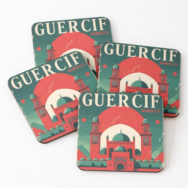 Item preview, Guercif Morocco Retro Vintage Travel Design designed and sold by TravelersGems.