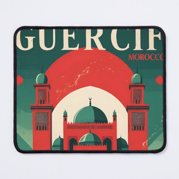 Item preview, Guercif Morocco Retro Vintage Travel Design designed and sold by TravelersGems.