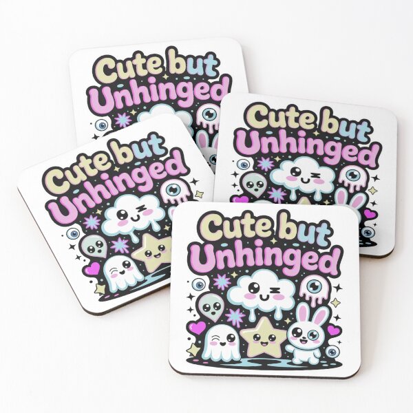 Item preview, Cute But Unhinged Kawaii T-Shirt – Funny Cute Chaos Aesthetic Cartoon Design for Gen Z & Gift Buyers designed and sold by GemBob Creations.