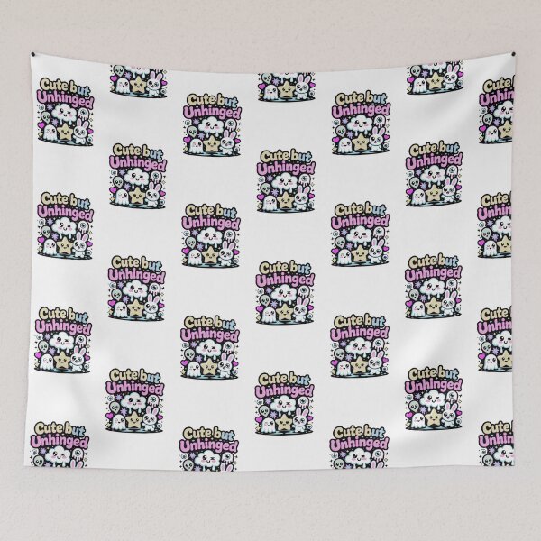 Item preview, Cute But Unhinged Kawaii T-Shirt – Funny Cute Chaos Aesthetic Cartoon Design for Gen Z & Gift Buyers designed and sold by GemBob Creations.