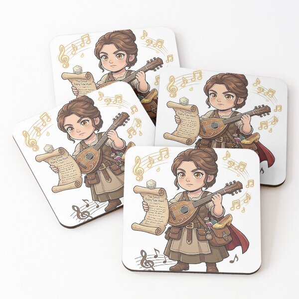 Item preview, Chibi Baker's Wife Bard - Quest Singer DND Fairy Tale RPG designed and sold by ComTheaterShop.
