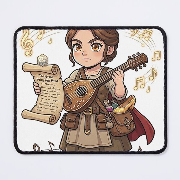 Item preview, Chibi Baker's Wife Bard - Quest Singer DND Fairy Tale RPG designed and sold by ComTheaterShop.