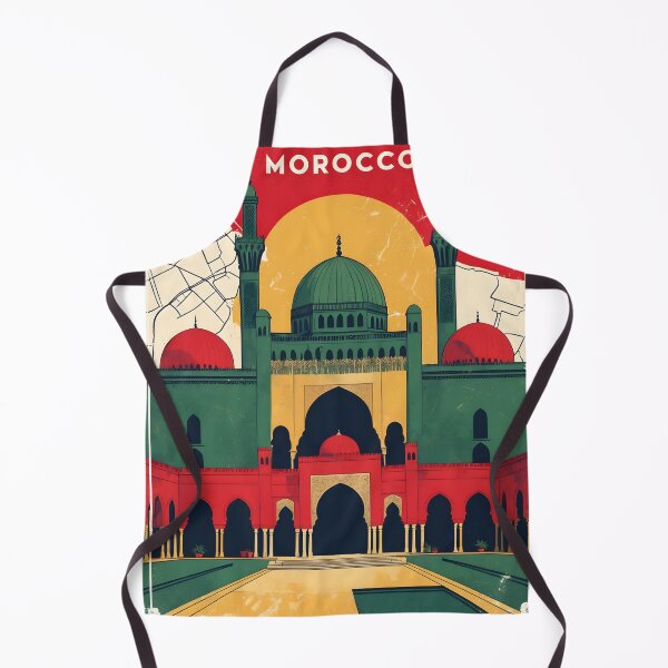 Item preview, Inezgane Morocco Retro Vintage Travel Design designed and sold by TravelersGems.