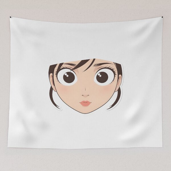 Item preview, Minimal Anime Face Line Art – Expressive Minimalist Character Design - 8 designed and sold by RELAX STATION.