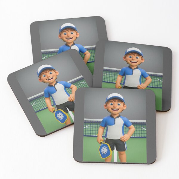 Item preview, Boy Playing Pickleball designed and sold by BAZ Creative Design.