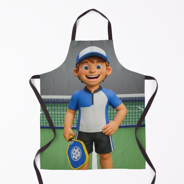 Artikelvorschau, Junge spielt Pickleball entworfen und verkauft von BAZ Creative Design.