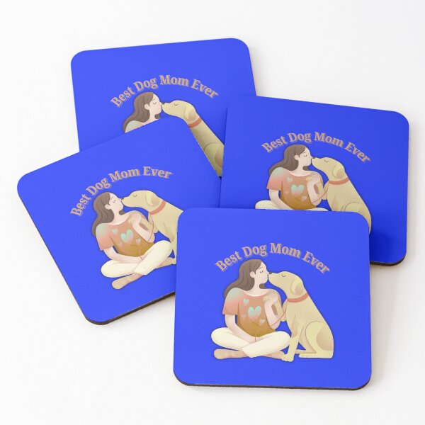 Item preview, Dog Mom Sticker | My Four-Legged Love | Cute Dog Lover Gift | Puppy Love Illustration | Pet Mom Design designed and sold by COZY NEST.