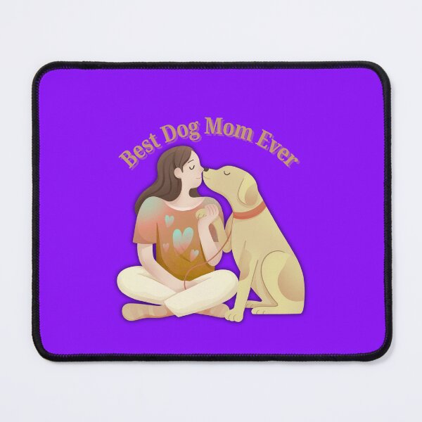 Item preview, Dog Mom Sticker | My Four-Legged Love | Cute Dog Lover Gift | Puppy Love Illustration | Pet Mom Design designed and sold by COZY NEST.
