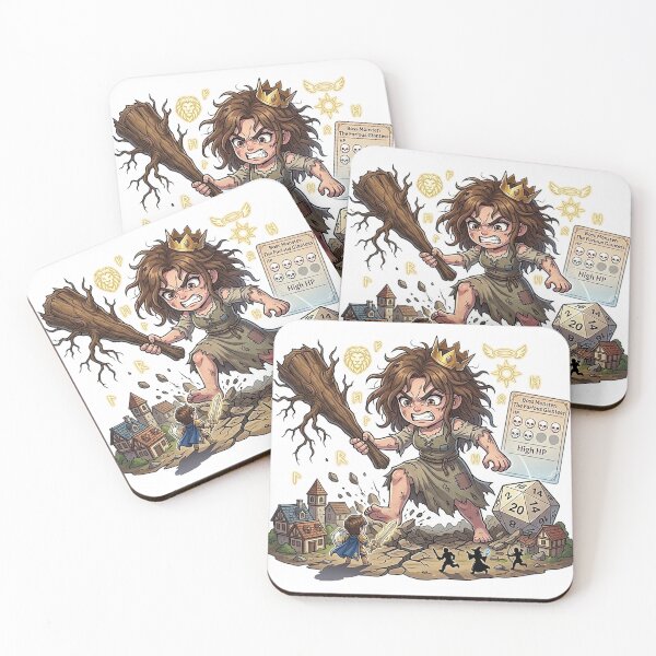 Item preview, Chibi Giantess Boss Monster - Fairy Tale Raid DND Tabletop RPG designed and sold by ComTheaterShop.