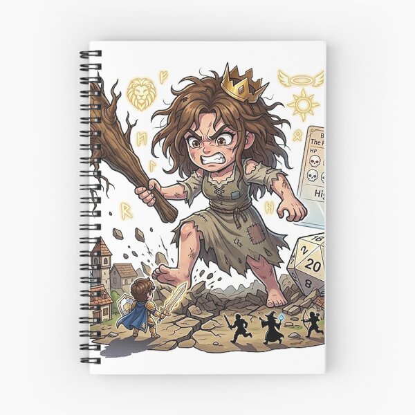 Item preview, Chibi Giantess Boss Monster - Fairy Tale Raid DND Tabletop RPG designed and sold by ComTheaterShop.