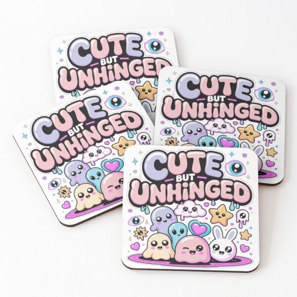 Item preview, Cute But Unhinged Kawaii T-Shirt – Pastel Cute Chaos Cartoon Aesthetic Design for Gen Z, Kawaii Lovers & Gift Buyers designed and sold by GemBob Creations.