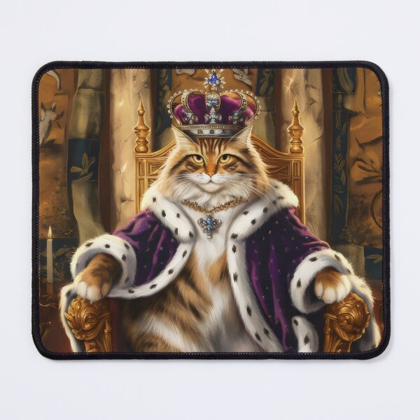 Item preview, King cat. designed and sold by MyHappyArtShop.