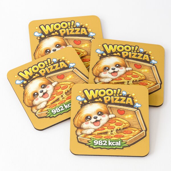 Item preview, Cute Mocha Pizza Lover Sticker designed and sold by Mochalist.