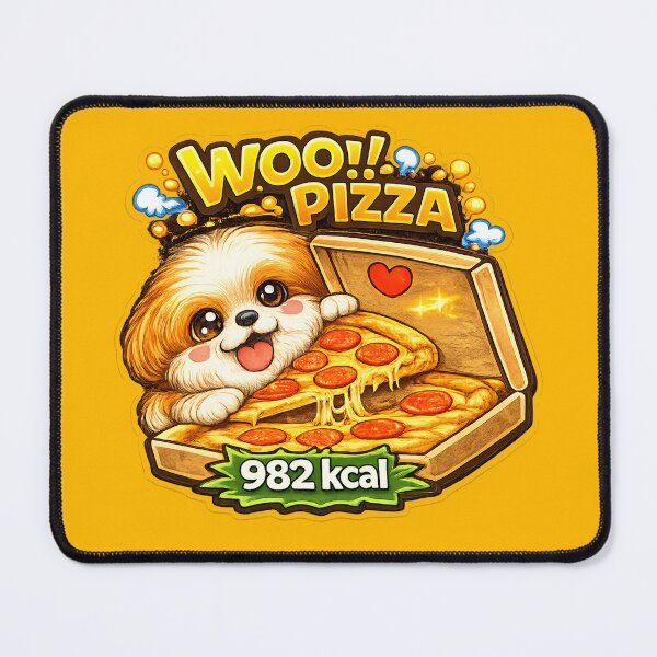 Item preview, Cute Mocha Pizza Lover Sticker designed and sold by Mochalist.