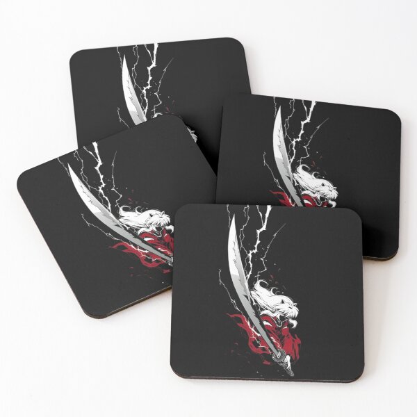 Item preview, Inuyasha | White Hair Sword Fighter, Dark Aesthetic Manga Art designed and sold by Dyan4.