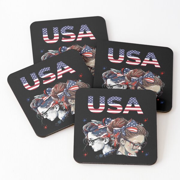 Artikelvorschau, USA Celebrating of Freedom And Independence, Women in America United States Of America t-shirts Gifts entworfen und verkauft von MalwasBasket.