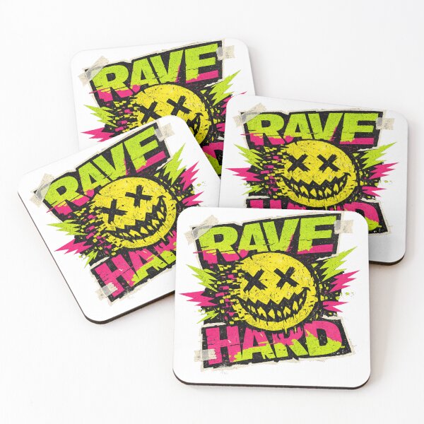 Item preview, Glitched Smiley Raves Into Oblivion designed and sold by  ZenRave Designs.