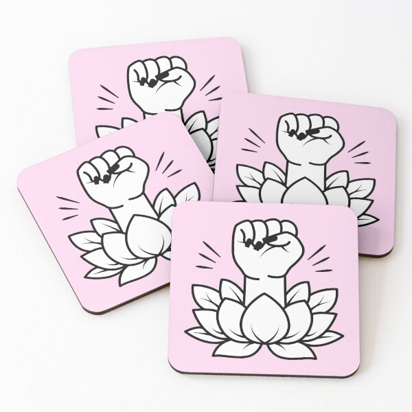 Item preview, Blooming Resistance Fist B&W designed and sold by FlothWest.
