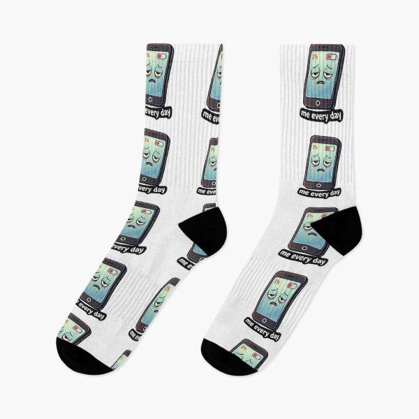 Item preview, Low Battery Mood Sticker | Me Every Day Funny Phone Meme | Relatable Tired Aesthetic designed and sold by Dasts Cart.