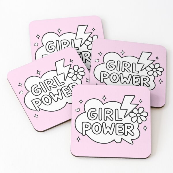 Item preview, Girl Power Burst B&W designed and sold by FlothWest.