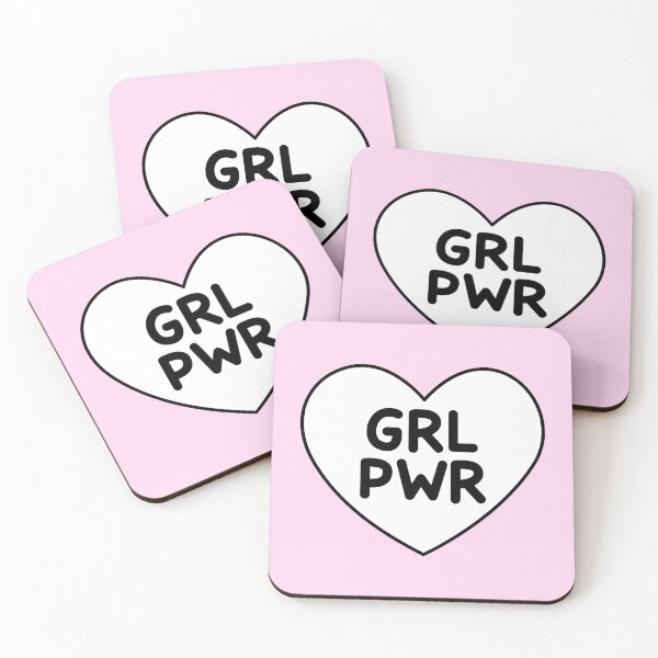 Item preview, GRL PWR Heart B&W designed and sold by FlothWest.
