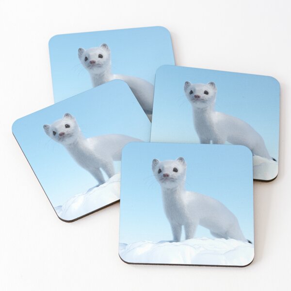 Item preview, Arctic Weasel Charm designed and sold by Vac1.