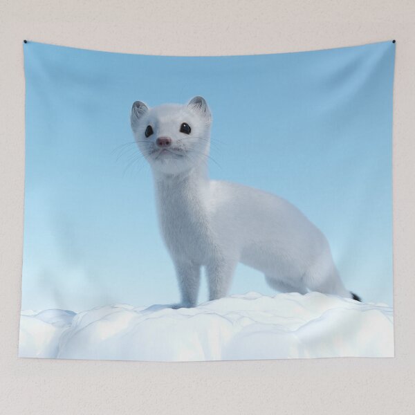 Item preview, Arctic Weasel Charm designed and sold by Vac1.