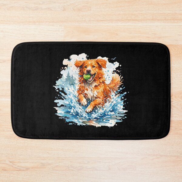 Item preview, Great in the jump: Watercolor Duck Tolling Retriever designed and sold by Pineapple-Tree.