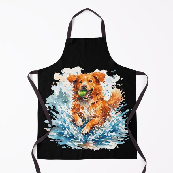Item preview, Great in the jump: Watercolor Duck Tolling Retriever designed and sold by Pineapple-Tree.