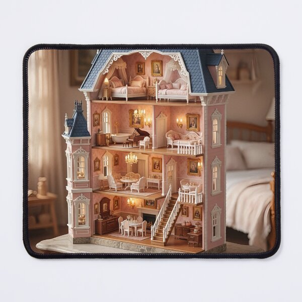 Item preview, The Pink Rococo Dollhouse: A Miniature Palace of Dreams designed and sold by yum1108.