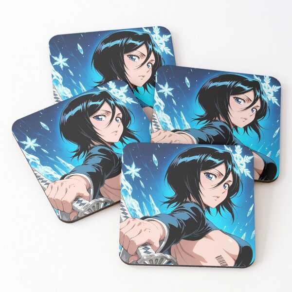 Item preview, Rukia | Ice Blade Warrior – Anime Style Sword Fighter with Snow Aura designed and sold by Dyan4.