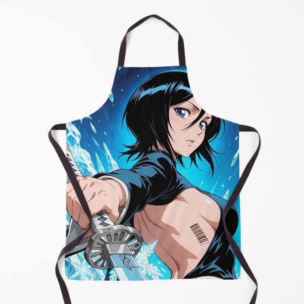 Item preview, Rukia | Ice Blade Warrior – Anime Style Sword Fighter with Snow Aura designed and sold by Dyan4.