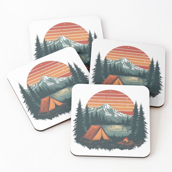 Item preview, Retro camping designed and sold by Tragedyshop.
