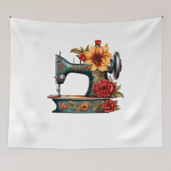 Item preview,  Vintage sewing machine designed and sold by Sweetvoilet.