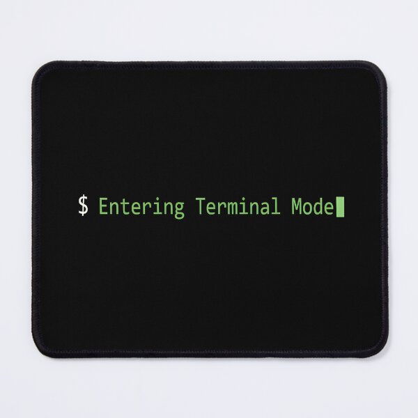 Item preview, Entering terminal mode designed and sold by Rally Forge.