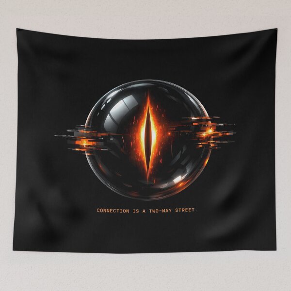 Item preview, Obsidian Sphere Corporate Dystopia Tech Graphic designed and sold by agearb.
