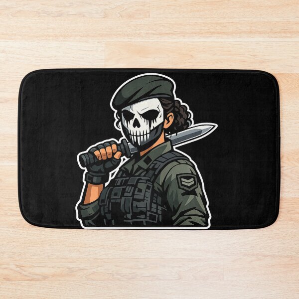 Item preview, Dark Skull Soldier Girl Illustration designed and sold by Hellohychandan.