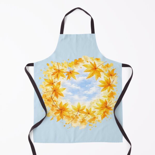 Item preview, Golden Autumn Leaves Sky Frame designed and sold by blankTeeShirt.