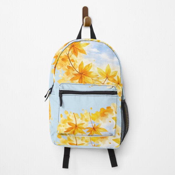 Item preview, Golden Autumn Leaves Sky Frame designed and sold by blankTeeShirt.