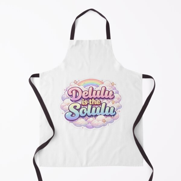 Item preview, Delulu Is the Solulu – Cute Aesthetic Motivational Sticker designed and sold by Dasts Cart.