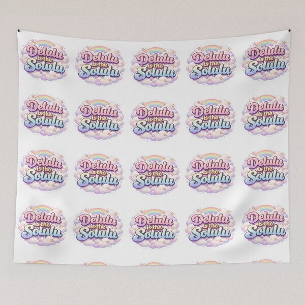 Item preview, Delulu Is the Solulu – Cute Aesthetic Motivational Sticker designed and sold by Dasts Cart.
