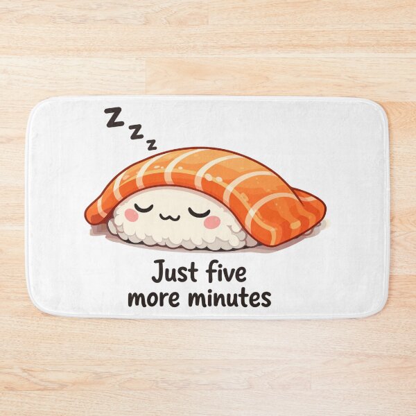 Item preview, Sleeping Kawaii Sushi: Just Five More Minutes designed and sold by Pineapple-Tree.