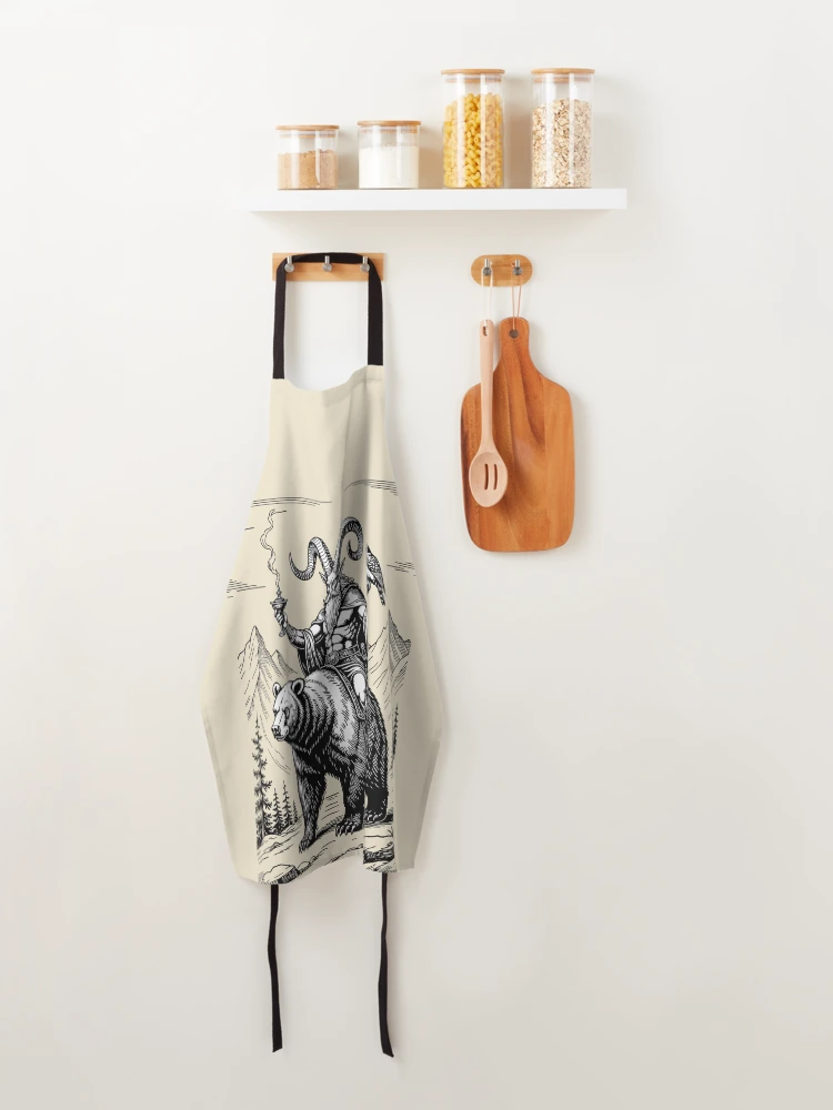 Thumbnail 4 of 6, Apron, Balan’s Ritual Ride designed and sold by taiche.