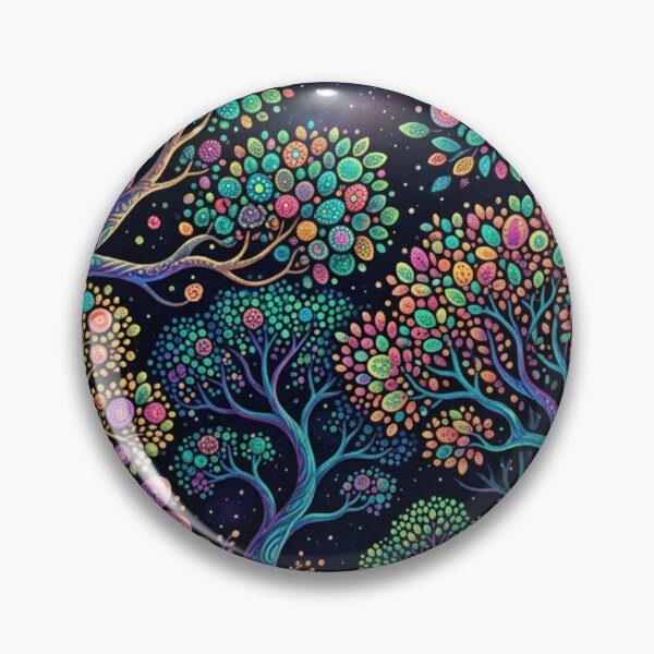 Item preview, A luminous dream forest at night designed and sold by Sigtrix.