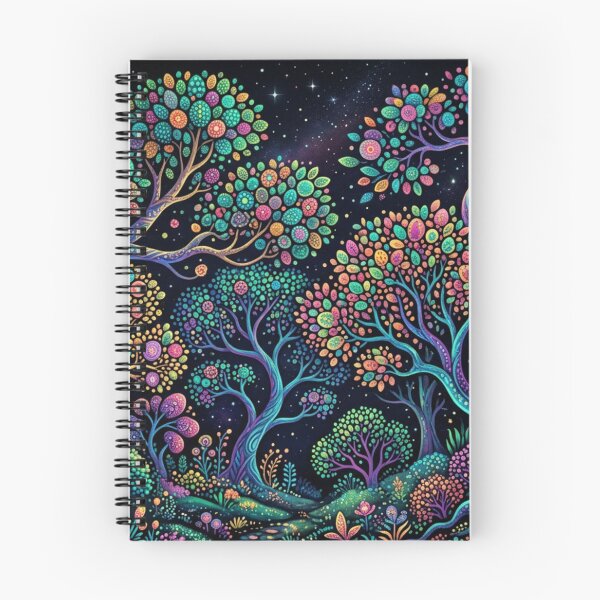 Item preview, A luminous dream forest at night designed and sold by Sigtrix.